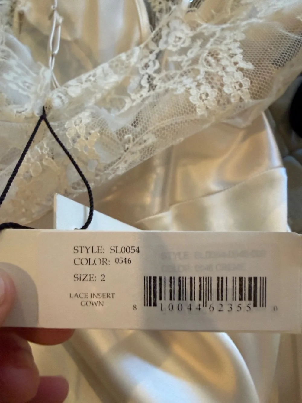 NWT Fleur du mal lace insert Gown size 2 - Picture 5 of 7